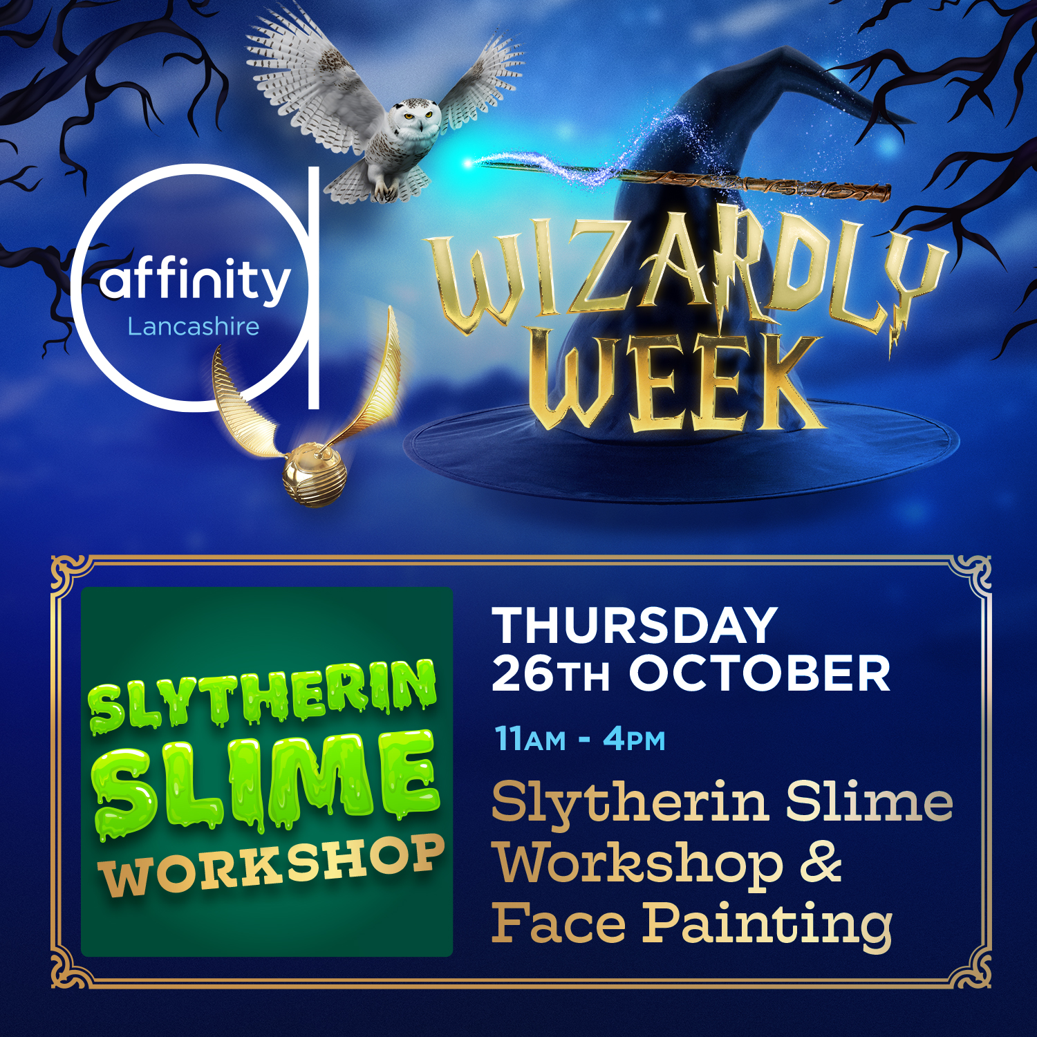 Slytherin Slime Workshop with Free Face Painting