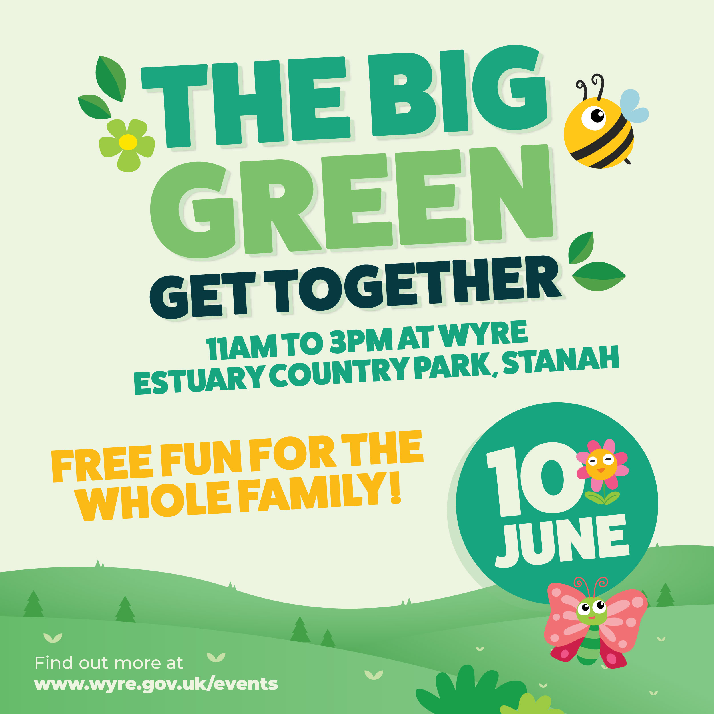 Big green get together 2023 poster