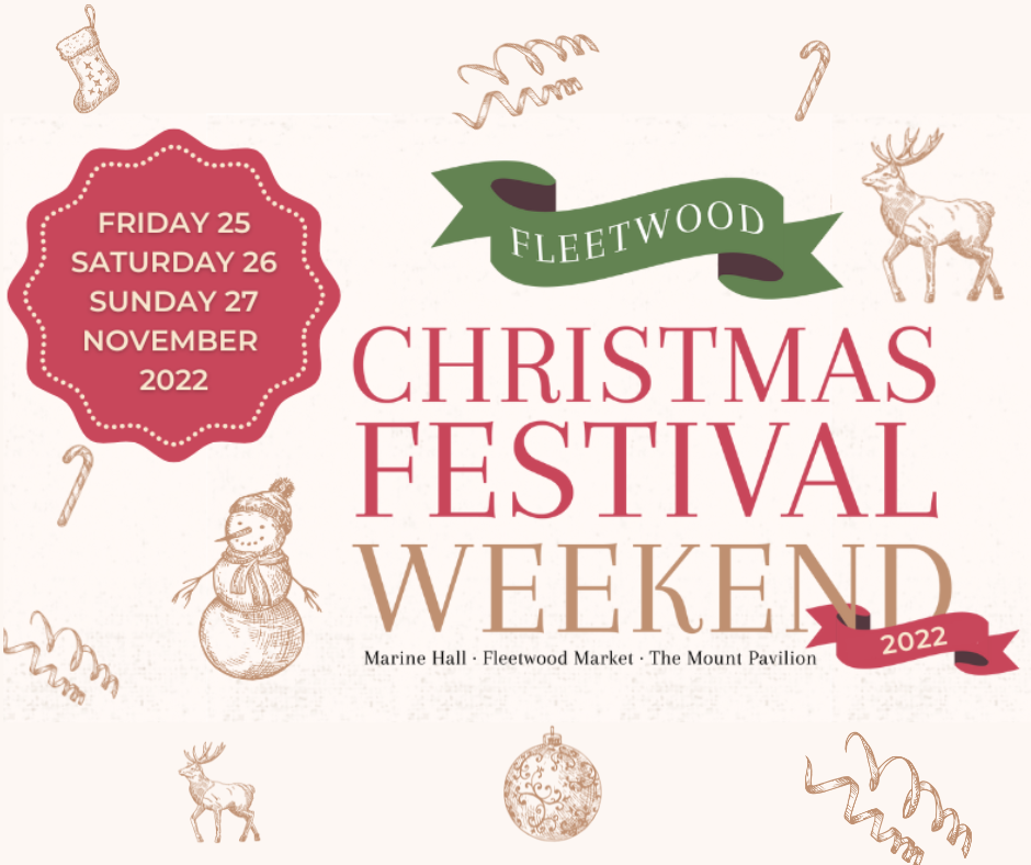 Christmas festival weekend fleetwood poster