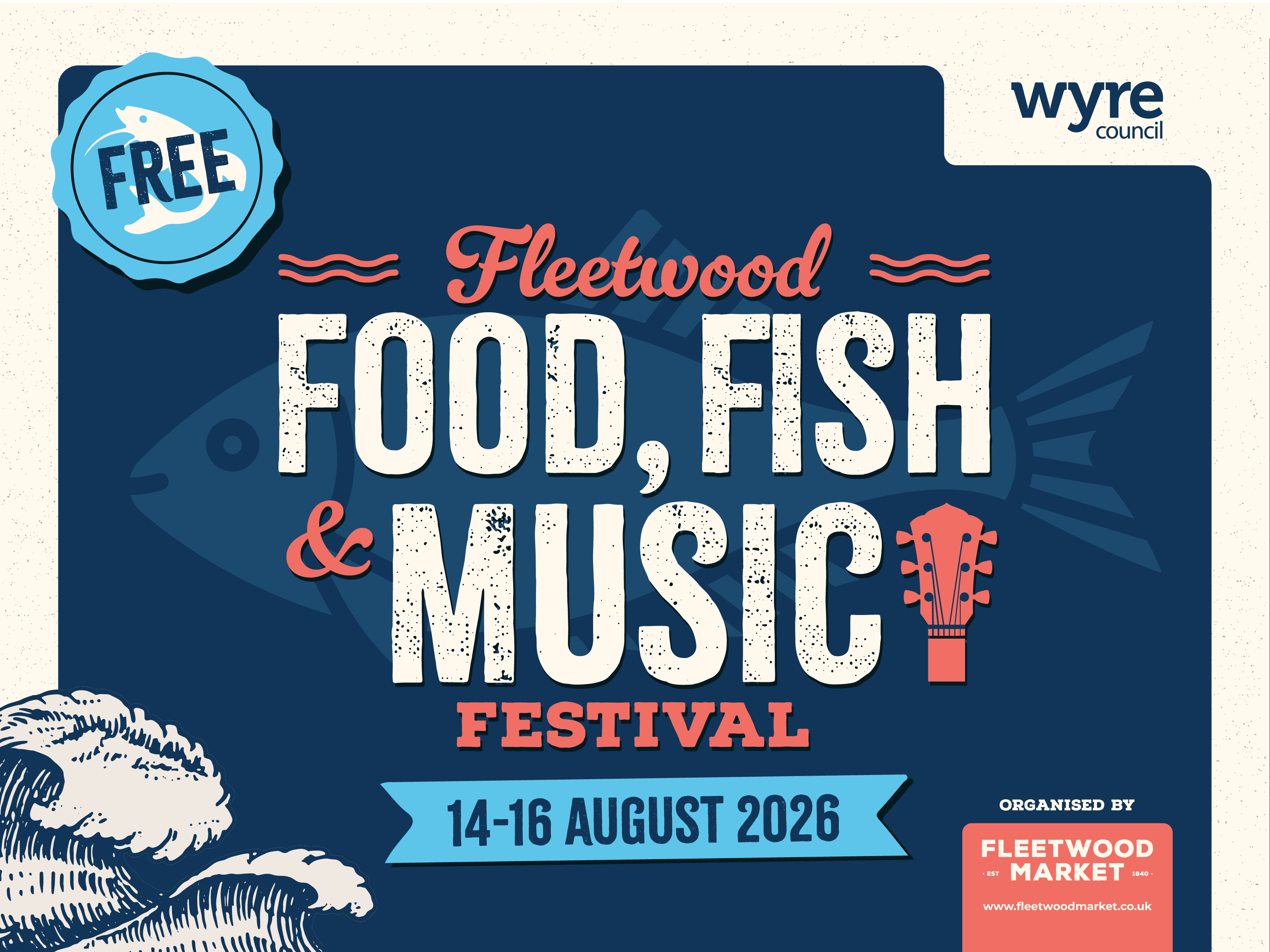 Fleetwood fish and food festival ad
