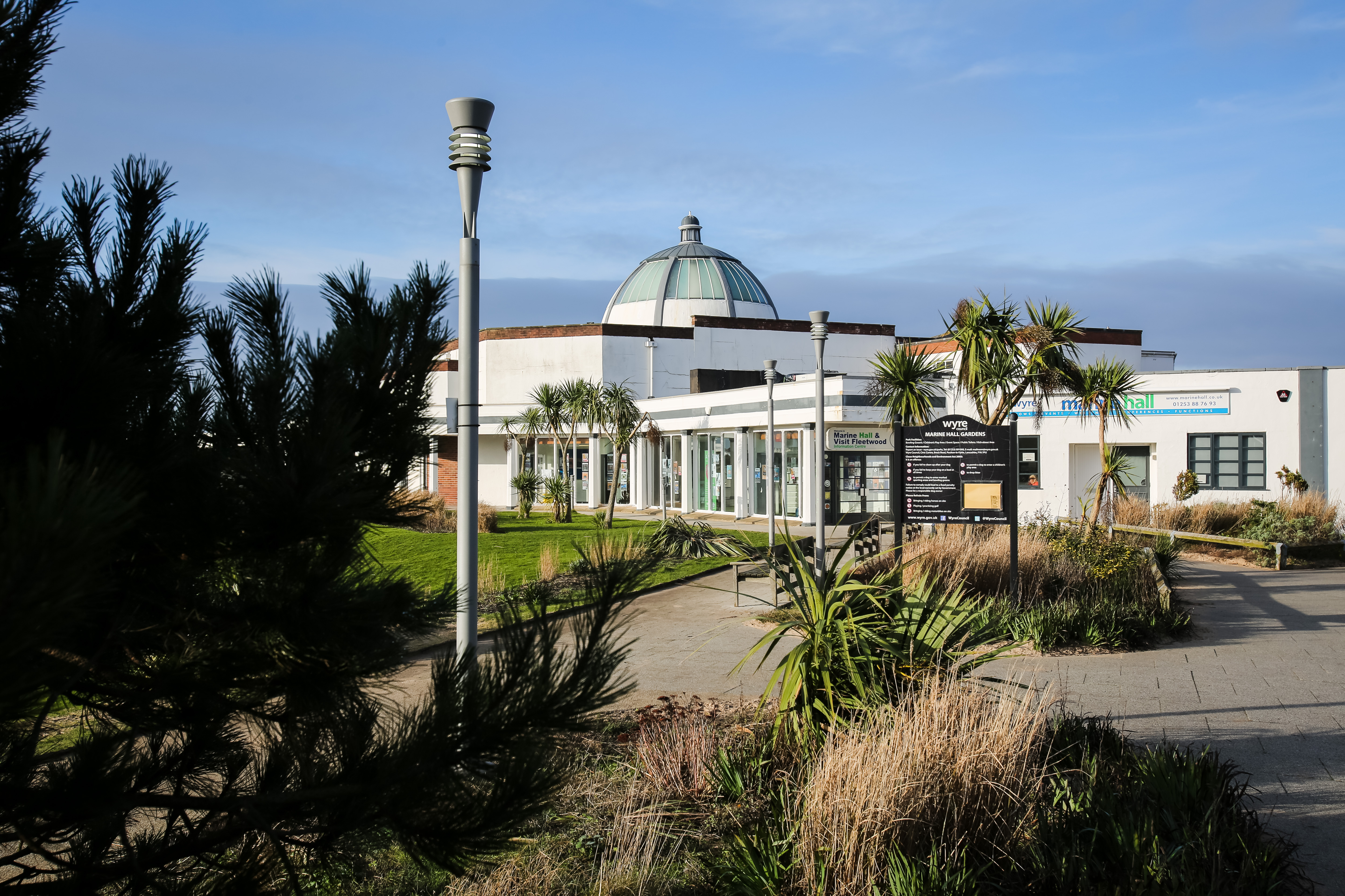Fleetwood marine hall exterior