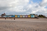 Fleetwood beach and huts