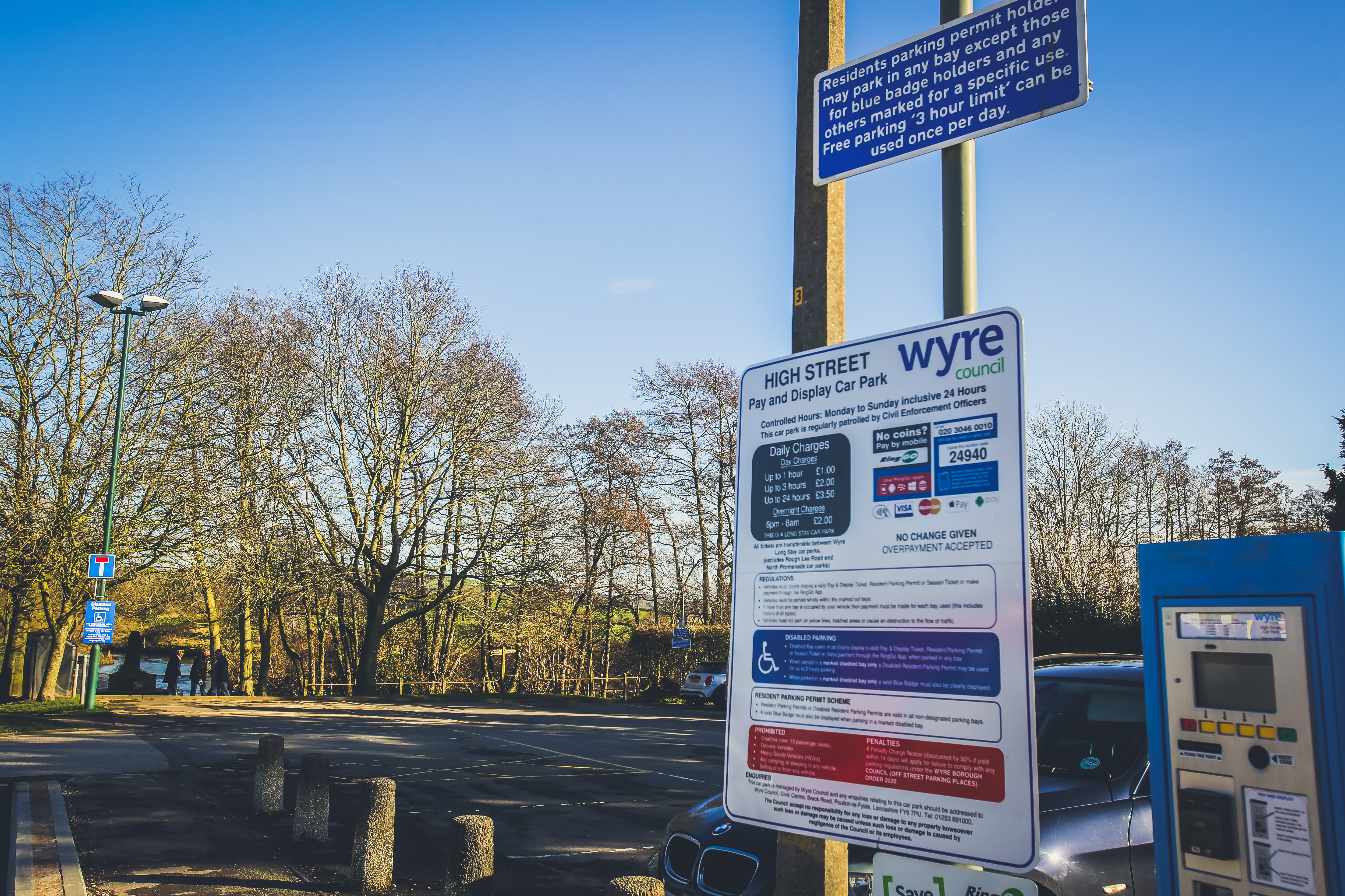 Garstang high street car park