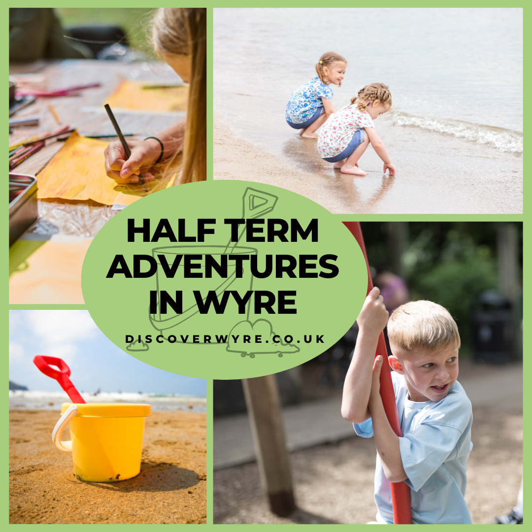 Bucket and spade, kid playing on swing, children on beach and kid doing art activity