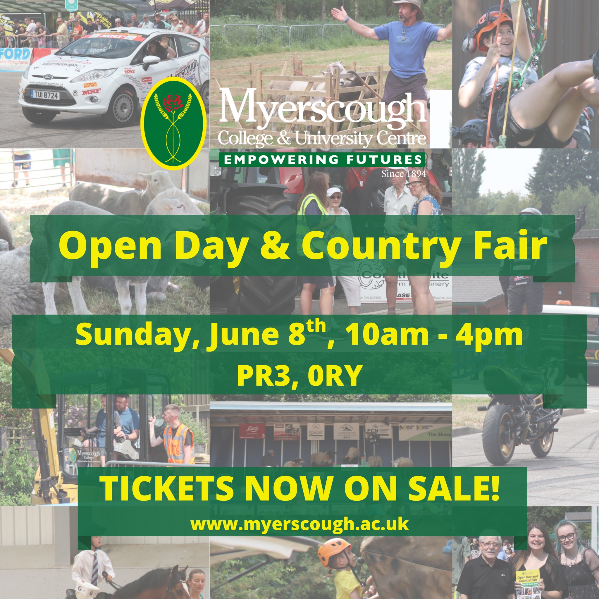 Myerscough Open Day and Country Fair Poster 2025