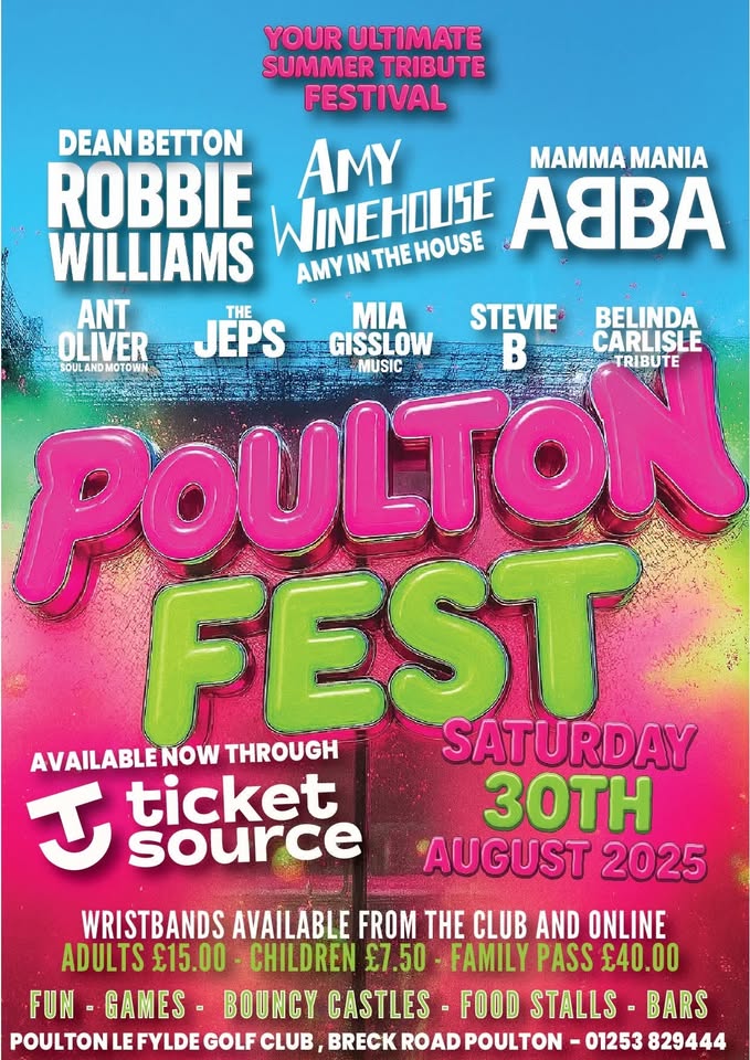 Poulton Festival 2025 poster