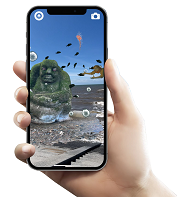 Hand holding mobile phone