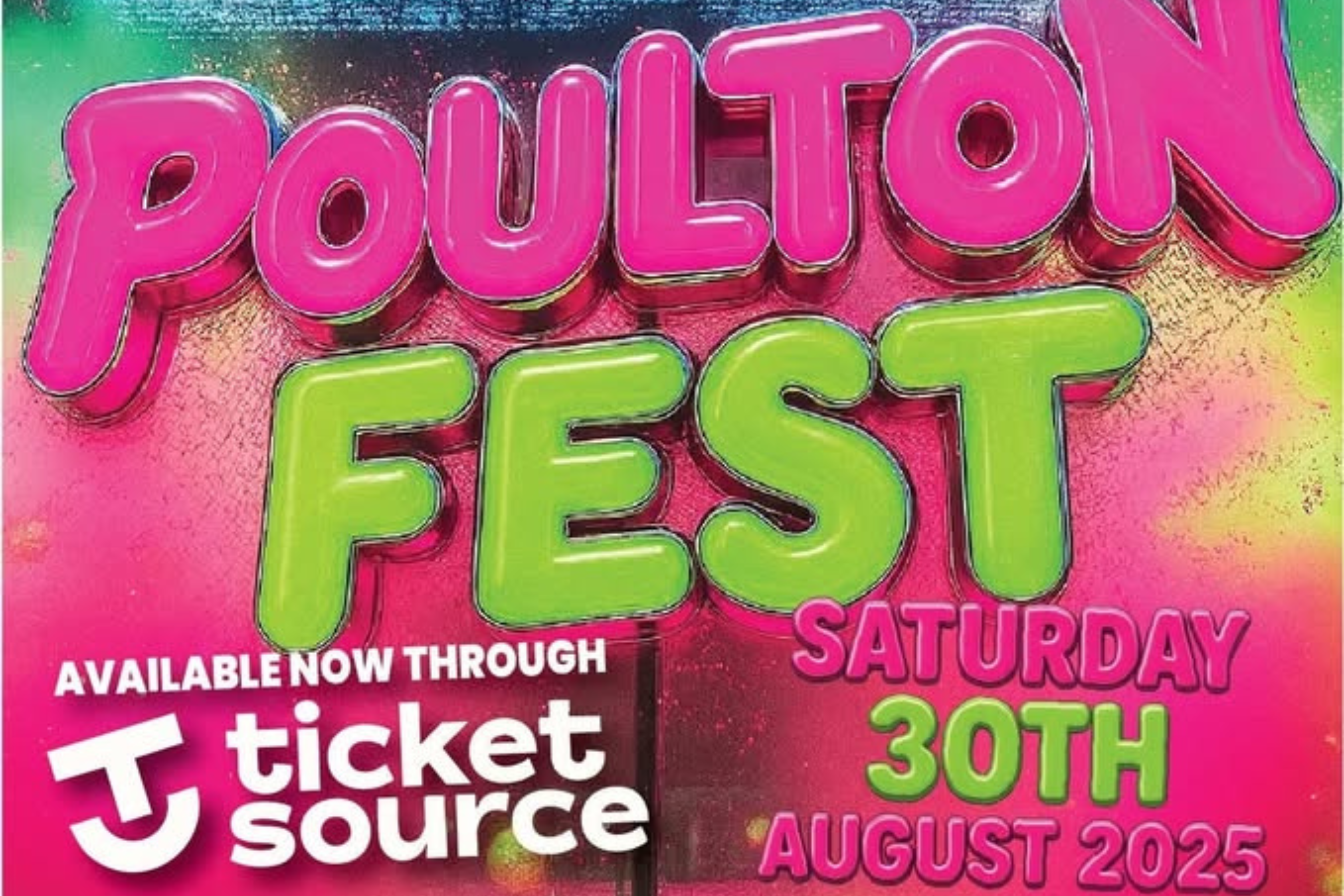 Poulton Fest 2025 advert