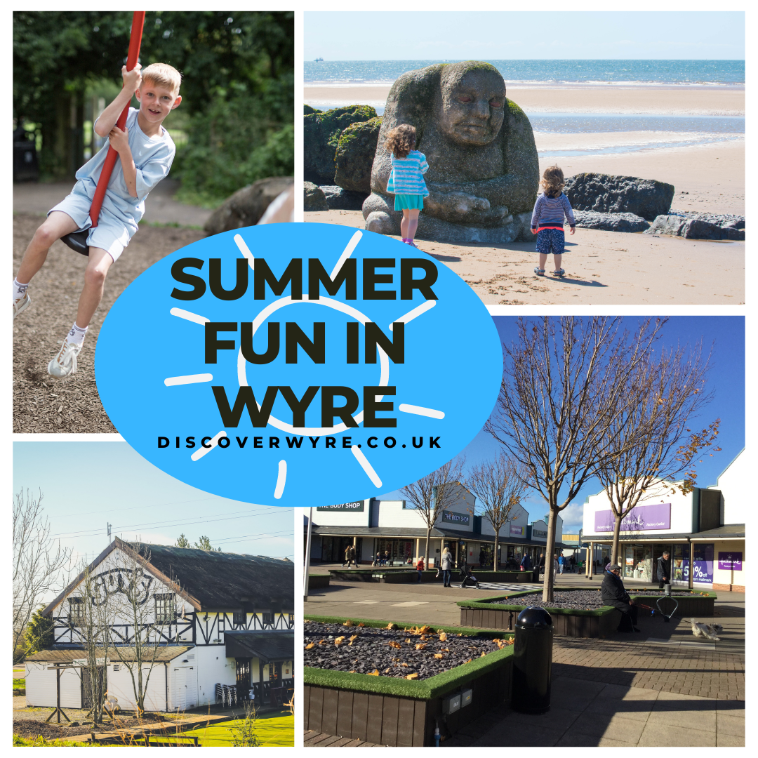 Advert for events happening in Wyre summer 2023
