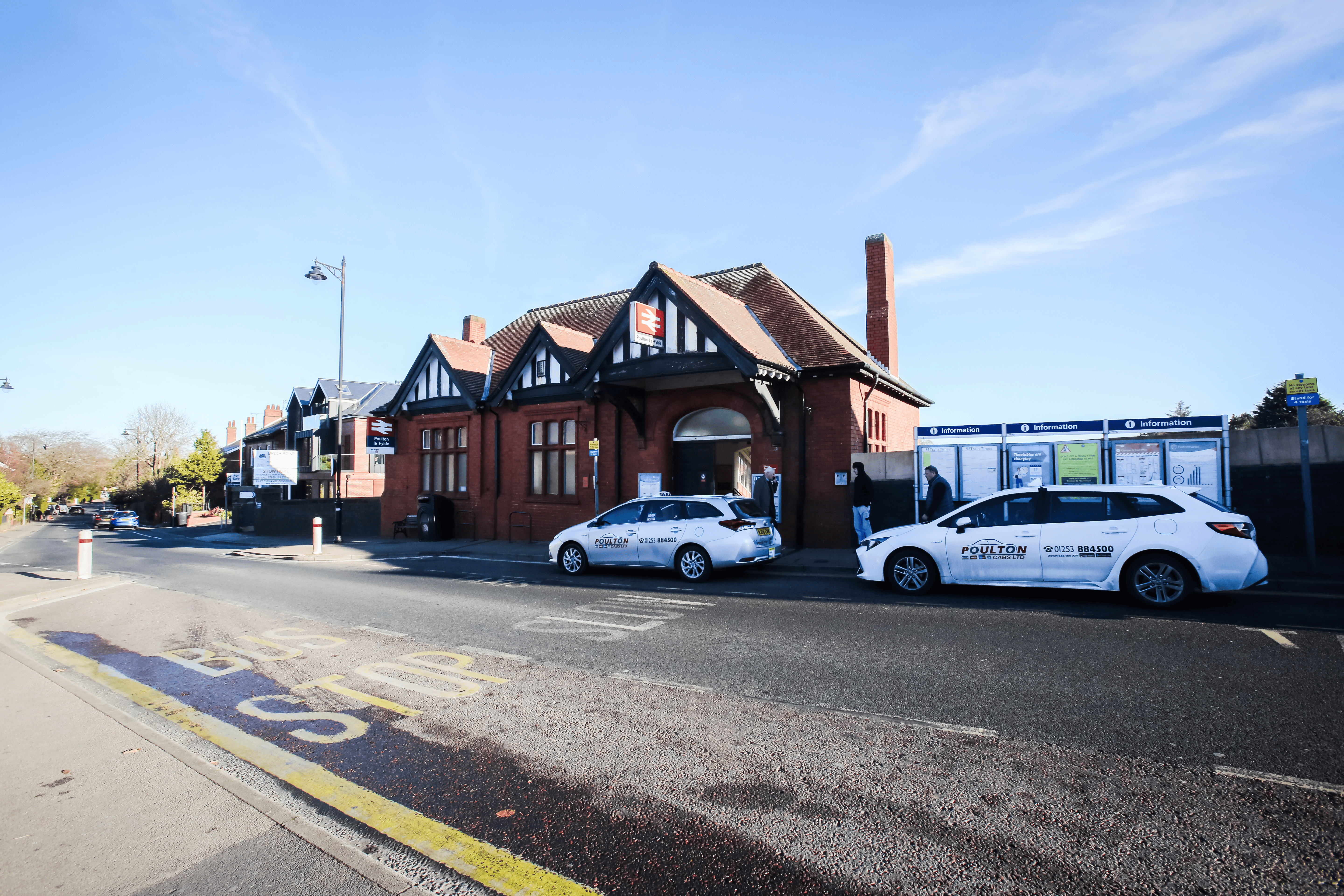 Poulton train station