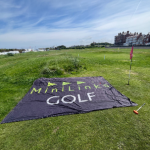 Mini Links Fleetwood - company banner on course
