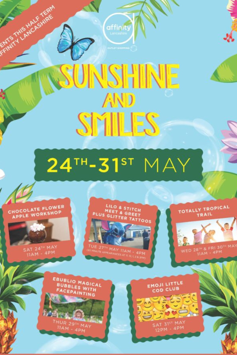 Sunshine and Smiles event at Affinity Lancashire