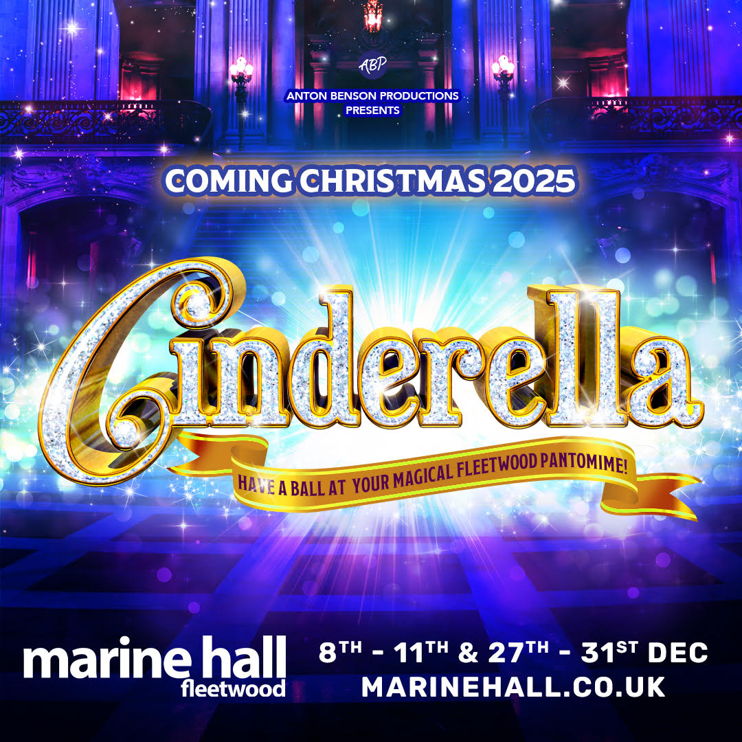 Advert for Cinderella pantomime at Marine Hall