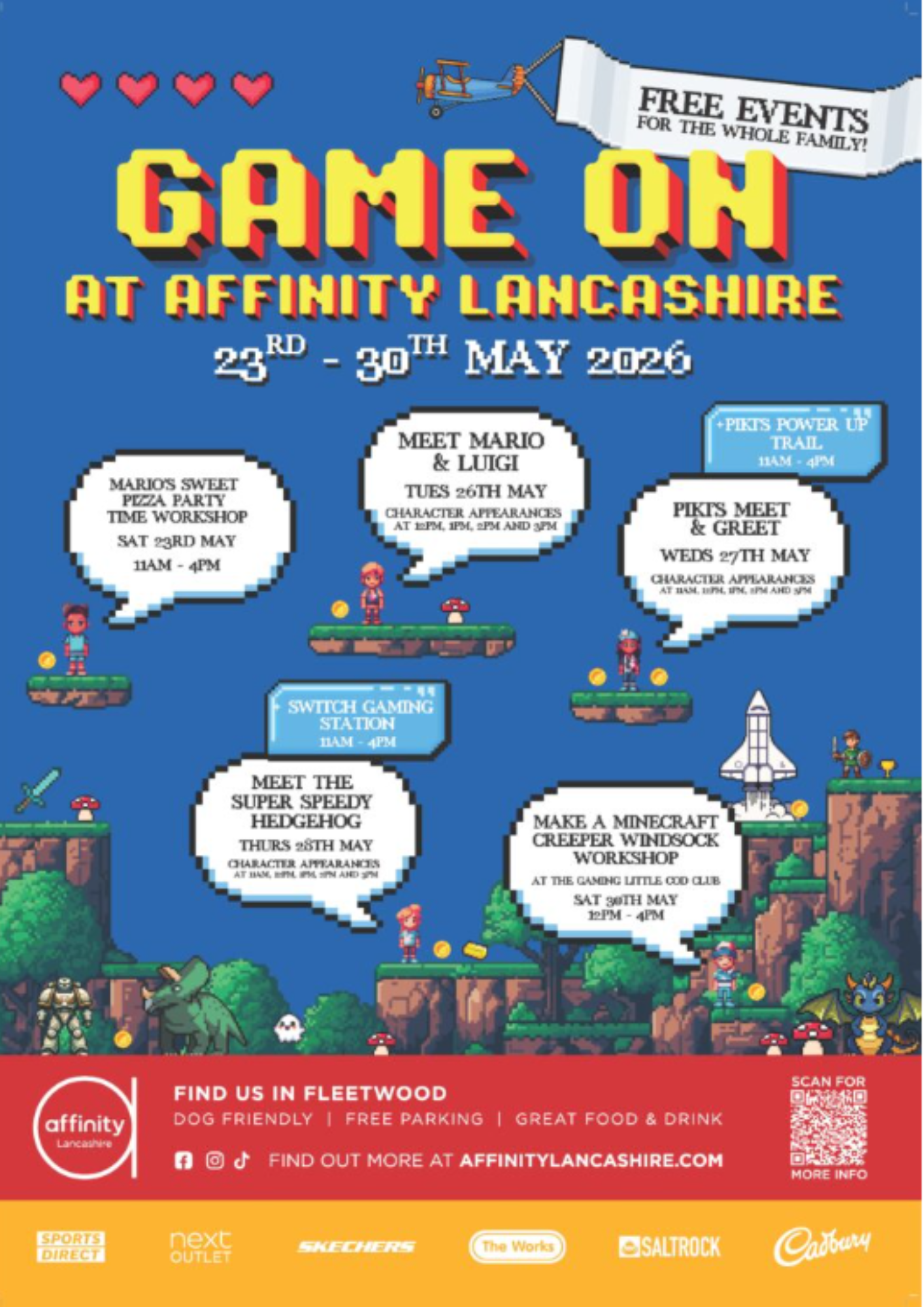 Game On at Affinity event poster