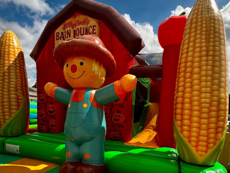 Scarecrow bouncy castle