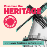 Marsh Mill on advert to promote new heritage website in Wyre